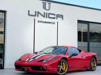 Ferrari 458 SPECIALE 4.5 605 CV SPECIALE DCT CERCHI MAGNESIO ORO 1600KM REALI Rosso usata Pomigliano d'Arco