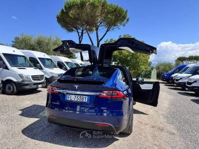 Tesla Model X X Model Ali Gabbiano Blu/Azzurro usata Marino