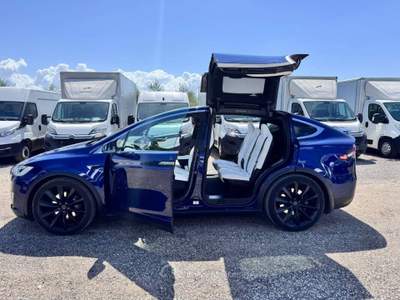 Tesla Model X X Model Ali Gabbiano Blu/Azzurro usata Marino
