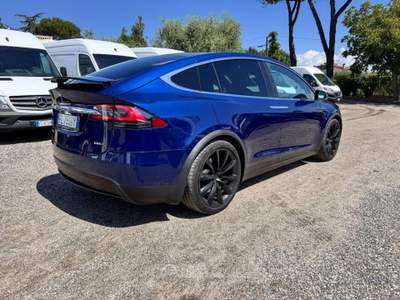 Tesla Model X X Model Ali Gabbiano Blu/Azzurro usata Marino