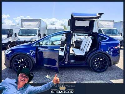 Tesla Model X X Model Ali Gabbiano Blu/Azzurro usata Marino