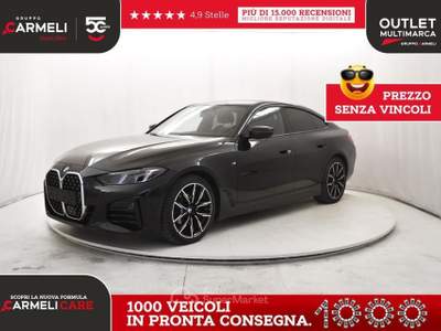 BMW Serie 4 Gran Coupé 420d 420 d Mild Hybrid 48V M Sport xDrive Steptronic TETTO - CERCHI 19 - LED - NAVI Nero usata Coccaglio