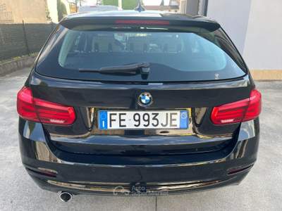 BMW Serie 3 316d d Touring Sport line  C.A.PELLE SENSORI PARK LED Nero usata Nogarole Rocca