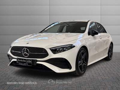 Mercedes-Benz Classe A  - a 180 amg line advanced plus auto Bianco usata Rimini
