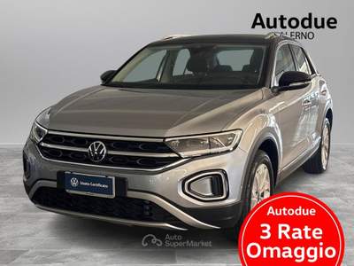 Volkswagen T-Roc  - t-roc 1.0 tsi style 115cv Argento usata Salerno