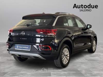 Volkswagen T-Roc  - t-roc 2.0 tdi life 115cv Nero usata Salerno
