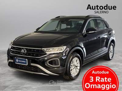 Volkswagen T-Roc  - t-roc 2.0 tdi life 115cv Nero usata Salerno