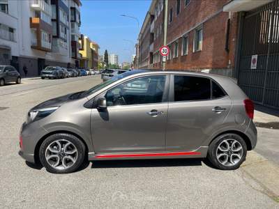 Kia Picanto  - picanto 1.0 12v 5 porte gt line Grigio usata Torino
