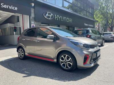 Kia Picanto  - picanto 1.0 12v 5 porte gt line Grigio usata Torino
