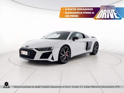 Audi R8 5.2 v10 performance quattro 620cv s tronic Grigio usata San Martino Siccomario Audi R8 5.2 v10 performance quattro 620cv s tronic Grigio usata San Martino Siccomario
