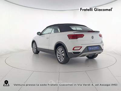Volkswagen T-Roc cabriolet 1.0 tsi style 110cv Bianco usata Assago