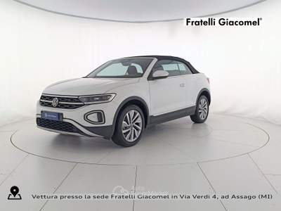 Volkswagen T-Roc cabriolet 1.0 tsi style 110cv Bianco usata Assago