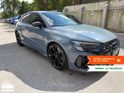 Audi A3 RS 3 SPB TFSI quattro S tronic Grigio usata Campobasso