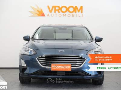 Ford Focus Focus 1.5 EcoBlue 120 CV automatico SW Business Co-Pilot Blu/Azzurro usata Chilivani