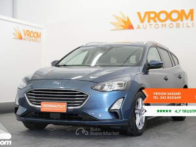 Ford Focus Focus 1.5 EcoBlue 120 CV automatico SW Business Co-Pilot Blu/Azzurro usata Chilivani