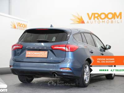 Ford Focus Focus 1.5 EcoBlue 120 CV automatico SW Business Co-Pilot Blu/Azzurro usata Chilivani