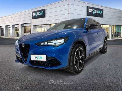 Alfa Romeo Stelvio 2.2 TD 210 CV Veloce AT8 Q4 Blu/Azzurro usata Milano