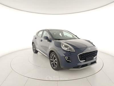 Ford Puma 1.0 EcoBoost Hybrid 125 CV S&S Titanium Blu/Azzurro usata Capua