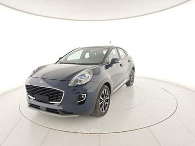 Ford Puma 1.0 EcoBoost Hybrid 125 CV S&S Titanium Blu/Azzurro usata Capua