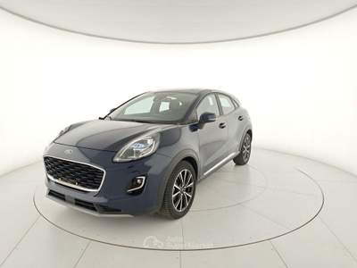 Ford Puma 1.0 EcoBoost Hybrid 125 CV S&S Titanium Blu/Azzurro usata Capua