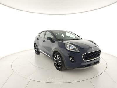 Ford Puma 1.0 EcoBoost Hybrid 125 CV S&S Titanium Blu/Azzurro usata Capua