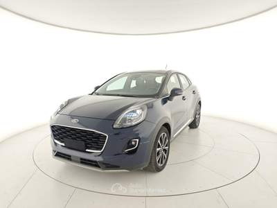 Ford Puma 1.0 EcoBoost Hybrid 125 CV S&S Titanium Blu/Azzurro usata Capua