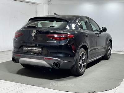 Alfa Romeo Stelvio 2.0 Turbo Ti Q4 AT8 Nero usata Montagna in Valtellina
