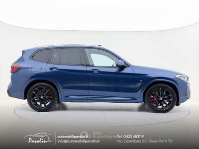 BMW X3 xDrive30d mhev 48V MSport Tetto-Pelle-ACC-360° Marrone usata Riese Pio X