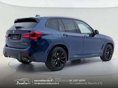 BMW X3 xDrive30d mhev 48V MSport Tetto-Pelle-ACC-360° Marrone usata Riese Pio X