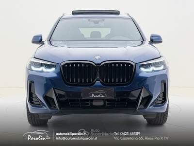 BMW X3 xDrive30d mhev 48V MSport Tetto-Pelle-ACC-360° Marrone usata Riese Pio X