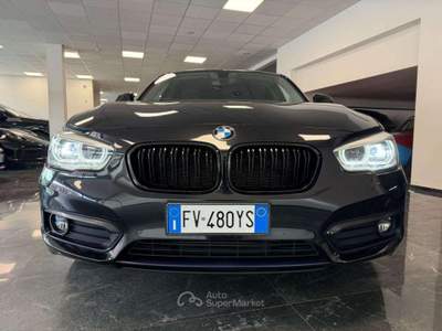 BMW Serie 1 116d 116 d 5p. Advantage - NEOPATENTATI Nero usata Villa Carcina