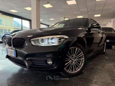 BMW Serie 1 116d 116 d 5p. Advantage - NEOPATENTATI Nero usata Villa Carcina