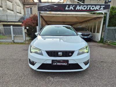 Seat Leon Leon 2.0 TDI 184 CV DSG 5p. FR Bianco usata Ferrara