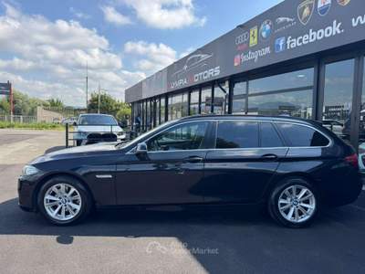 BMW Serie 5 520d 520 D TOURING LED KAMERA PELLE TETTO PDC Nero usata Ciampino