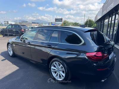 BMW Serie 5 520d 520 D TOURING LED KAMERA PELLE TETTO PDC Nero usata Ciampino