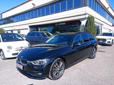 BMW Serie 3 318d 318 318d Touring Business Advantage aut. Nero usata Assisi