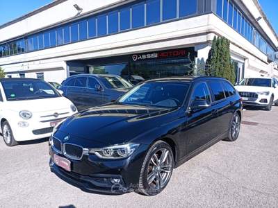 BMW Serie 3 318d 318 318d Touring Business Advantage aut. Nero usata Assisi