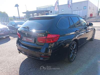 BMW Serie 3 318d 318 318d Touring Business Advantage aut. Nero usata Assisi