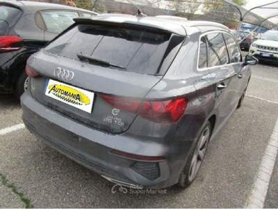 Audi A3 SPB 35 TDI S tronic S line edition Bianco usata Besozzo