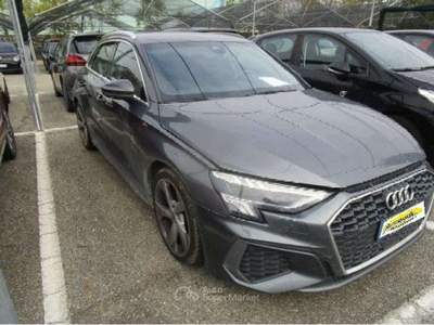 Audi A3 SPB 35 TDI S tronic S line edition Bianco usata Besozzo