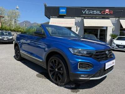 Volkswagen T-Roc Cabriolet 1.0 TSI Style Blu/Azzurro usata Pietrasanta