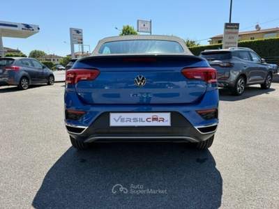 Volkswagen T-Roc Cabriolet 1.0 TSI Style Blu/Azzurro usata Pietrasanta