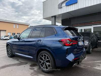 BMW X3 X3 xdrive20d mhev 48V Msport auto KM CERTIFICATI Blu/Azzurro usata Lallio