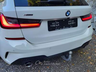 BMW Serie 3 320d 320 320d Touring xdrive Msport auto/Gancio traino/full Bianco usata Vandoies