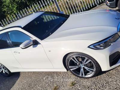 BMW Serie 3 320d 320 320d Touring xdrive Msport auto/Gancio traino/full Bianco usata Vandoies