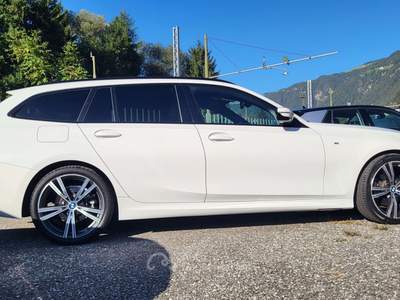 BMW Serie 3 320d 320 320d Touring xdrive Msport auto/Gancio traino/full Bianco usata Vandoies