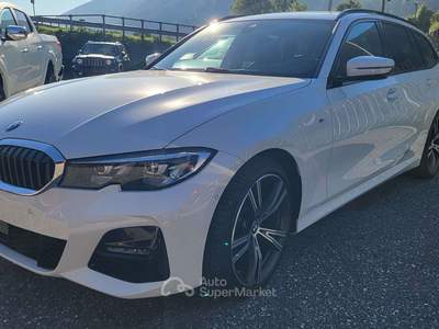 BMW Serie 3 320d 320 320d Touring xdrive Msport auto/Gancio traino/full Bianco usata Vandoies