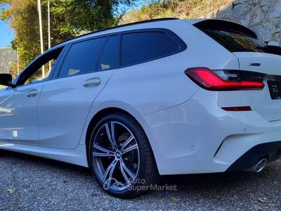 BMW Serie 3 320d 320 320d Touring xdrive Msport auto/Gancio traino/full Bianco usata Vandoies