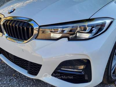 BMW Serie 3 320d 320 320d Touring xdrive Msport auto/Gancio traino/full Bianco usata Vandoies