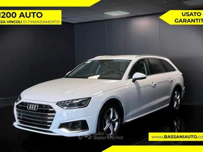 Audi A4 Avant 35TDI 163CV Stronic Business Advanced PROMO Bianco usata Arsiè